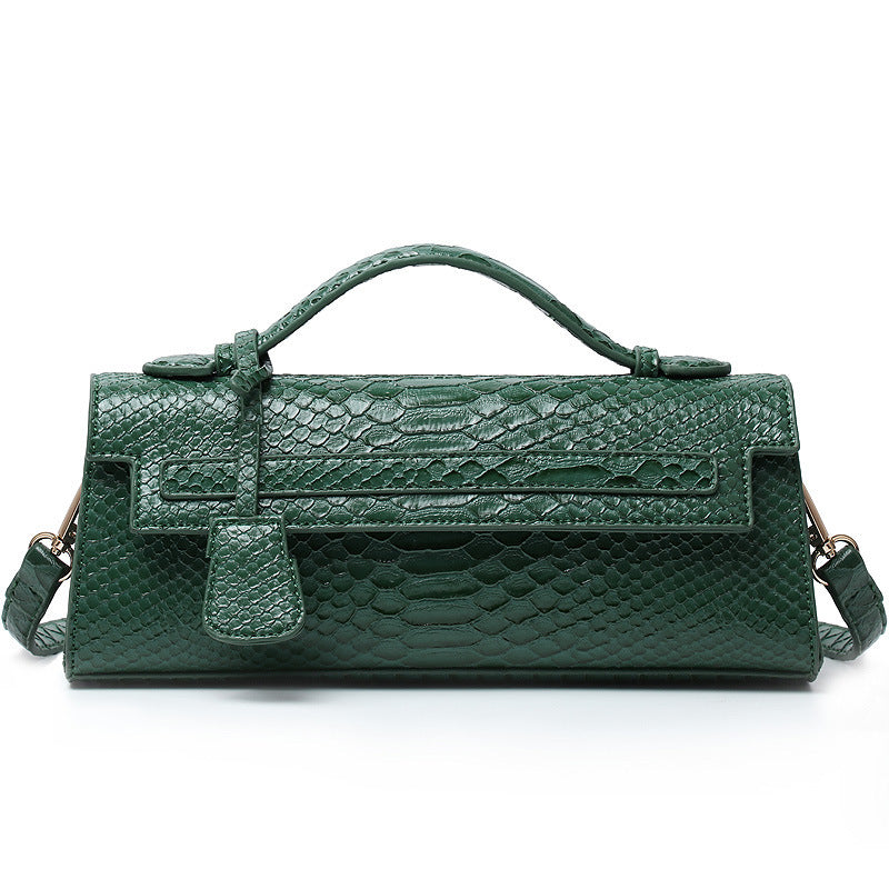 Cute Ostrich Grain Crossbody Shoulder Bag